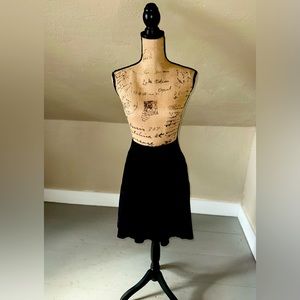 Black CABI Faux Leather skirt